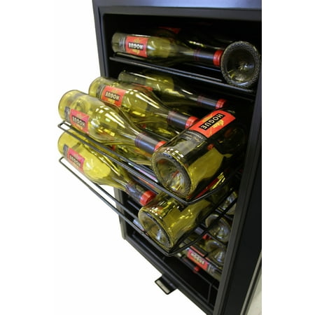 Vinotemp - 42-Bottle Wine Cooler with Touch Screen - Black