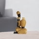 thumbnail image 5 of Estatua de dama tribal africana, escultura de dama africana, figura de mujer africana para Estilo A, 5 of 6