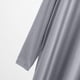 thumbnail image 5 of Batas de hombre, camisón de cuello redondo, manga larga, largo hasta la rodilla, agrandado, suave y cómodo, para colgar hacia abajo, color sólido, camisón de hombre, bata de dormir para hombre, 5 of 9