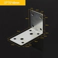thumbnail image 2 of BE-TOOL 1PCS/5PCS Corner Bracket Stainless Steel L Brackets for Shelves Bedframe Box Chest Furniture Constrcutoion, 2 of 7