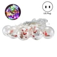 thumbnail image 2 of LED Curtain Light 8 Modes Adjustable High Brightness Santa Claus Christmas Tree Hanging Light Ball for Home, 2 of 8
