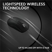 Logitech G PRO X SUPERLIGHT 2c wireless gaming mouse, 51 g pro-grade compact mouse with 5 programmable buttons, USB-C charging, 44K DPI sensor, up to 8 kHz polling for PC/Mac, Black