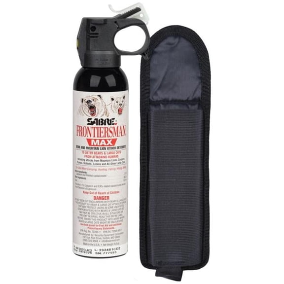 Frontiersman 9.2 oz Bear & Mountain Lion Spray with Holster
