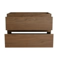 thumbnail image 6 of 30" Wall-Mounted Bathroom Vanity (Only the Cabinet Body), Brown Oak, 6 of 11