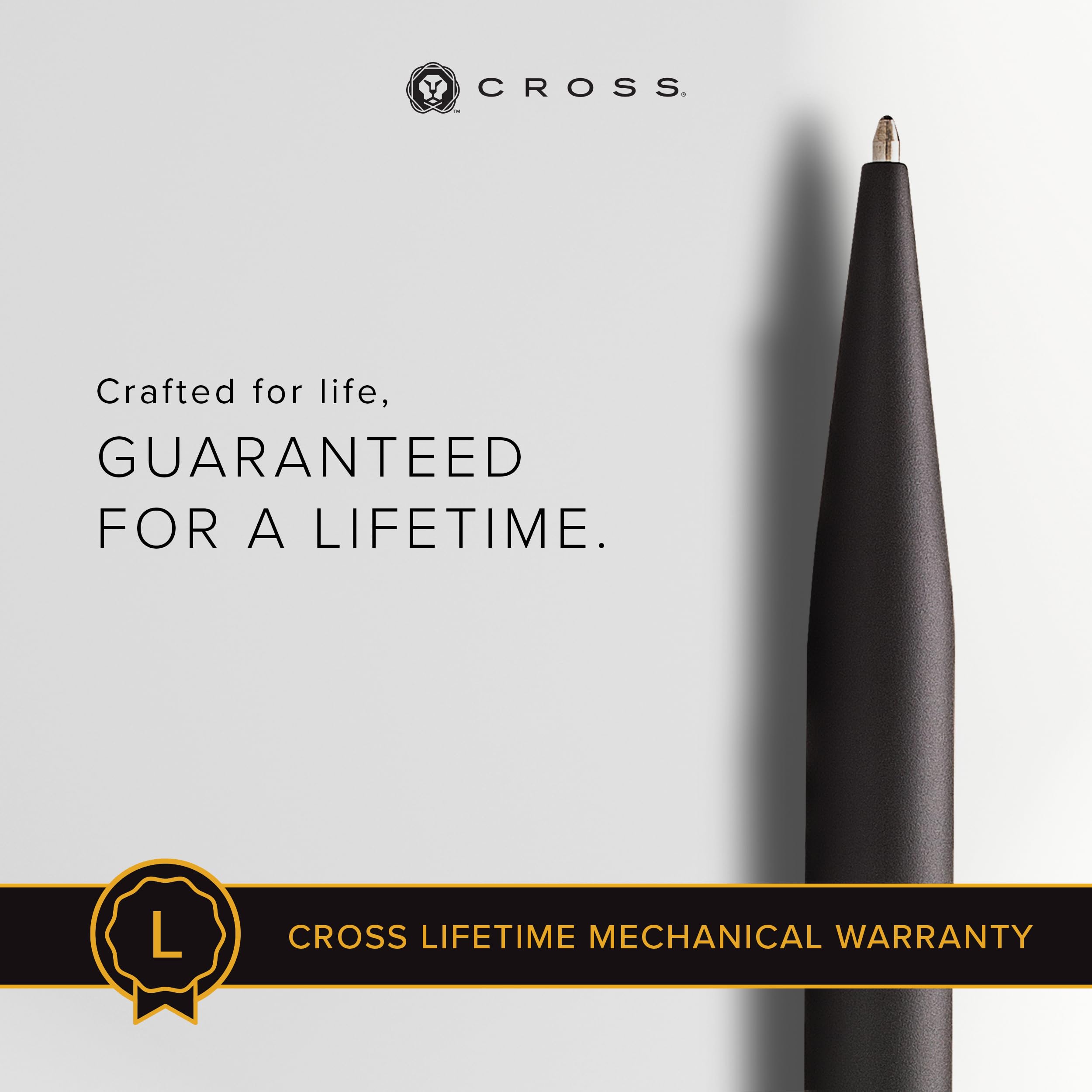Cross Tech2 Refillable Ballpoint Pen, Medium Ballpen With Stylus, Includes Premium Gift Box - Satin Black