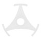 thumbnail image 1 of Triangle Vinyl Record Adapter 45 RPM to 33 RPM Center Hole Player Adapter, 1 of 5