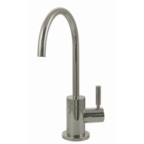 Westbrass 10" Low Lead Compliant Contemporary 1-Lever Cold Water Dispenser Faucet, Satin Nickel