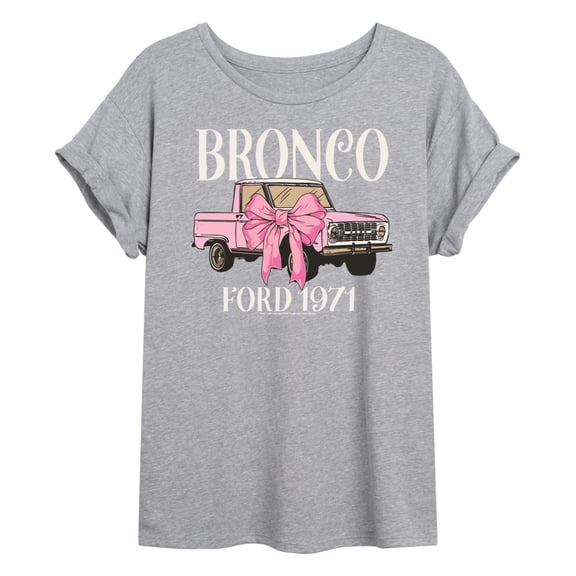Ford - Bronco Bow - Women's Oversized Graphic T-Shirt