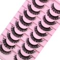 thumbnail image 1 of 5d , Cat-short , Supernatural Cross Fluffy Soft Reusable Faux ,10 Pairs, 1 of 5