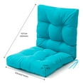 thumbnail image 6 of YEERSWAG 4pcs 42x21x4.7 inch Outdoor Seat/Back Chair Cushion,Non Slip Waterproof Anti-fading Deep Seat Chair Cushions Outdoor Dining Chair Cushion for Patio Furniture, 6 of 13