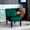 Green, variant on 53" Blue Velvet Armless Button Tufted Chair with Soft Velvet / Fit for Small Spaces in Home