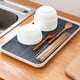 thumbnail image 4 of Bandeja de Jabón para Fregadero de Cocina Caja de Jabón Desmontable Rectangular Grande, Soporte de Plástico de 39.2x22.2x2.7cm para Múltiples Jabones Esponjas Tazas Bandeja de Plástico Grande, 4 of 6