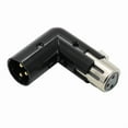 thumbnail image 4 of 3Pin XLR Male to Female Right Angled Microphone Audio Adapter for Sound Engineers Professional, 4 of 10