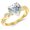 Yellow Gold, variant on 0.63 CTW Twisting Infinity Gold and Diamond Split Shank Pave Set Diamond Engagement Ring w/ 0.5 Ct Heart Cut (I Color VS2 Clarity Center) Platinum Size-9.0
