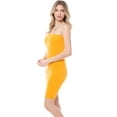 thumbnail image 4 of MixMatchy Women's Strapless Bodycon Sexy Cotton Fitted Mini Dress (Made in USA), 4 of 6