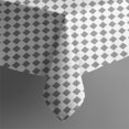 thumbnail image 4 of Gray White Checkered Pattern Rectangle Tablecloth 60"x102",Waterproof Polyester Rectangle Table Cloth, Wipeable Spillproof Polyester Tablecloth for Dining, Camping, Indoor and Outdoor, 4 of 6
