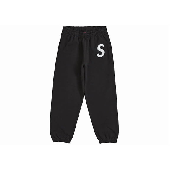 Supreme Men's S Logo Sweatpant (FW25) Black, from StockX
