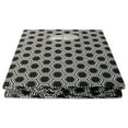 thumbnail image 5 of Design Imports Polyester Cube Honeycomb Black Square, 11"x11"x11", 100% Polyester, Black, 5 of 6