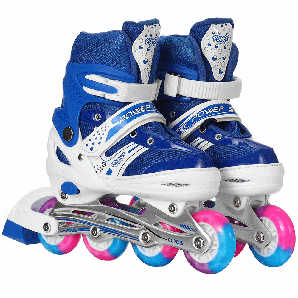 Light Up Inline Skates For Kids, Boys and Girls Adjustable Skates Shoes