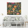 thumbnail image 2 of Yayeee Tapestry Wall Hanging for Bedroom 60" x 40" Living Room Home Wall Art Decor, Orange Mushroom, 2 of 7