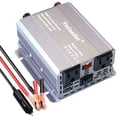 thumbnail image 1 of 500W/300W Car Inverter DC12V AC110V Power Conversion Mini Portable Inverter With USB 5V 3.1A Output US Socket, 1 of 10