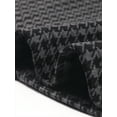 thumbnail image 5 of DARING DIVA Round Neck Short Sleeve Pencil Sheath Dress M Gray Houndstooth, 5 of 6