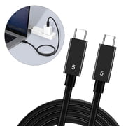 Highly Speed USB C Cable for Thunderbolt5/4/3,120Gbps Data Transfer,Support 16K/Double 8K Video,PD240W Charging