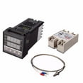thumbnail image 4 of Contrôleur de Température Numérique LCD PID REX-C100 + Thermocouple K + SSR Max.40A, 4 of 8