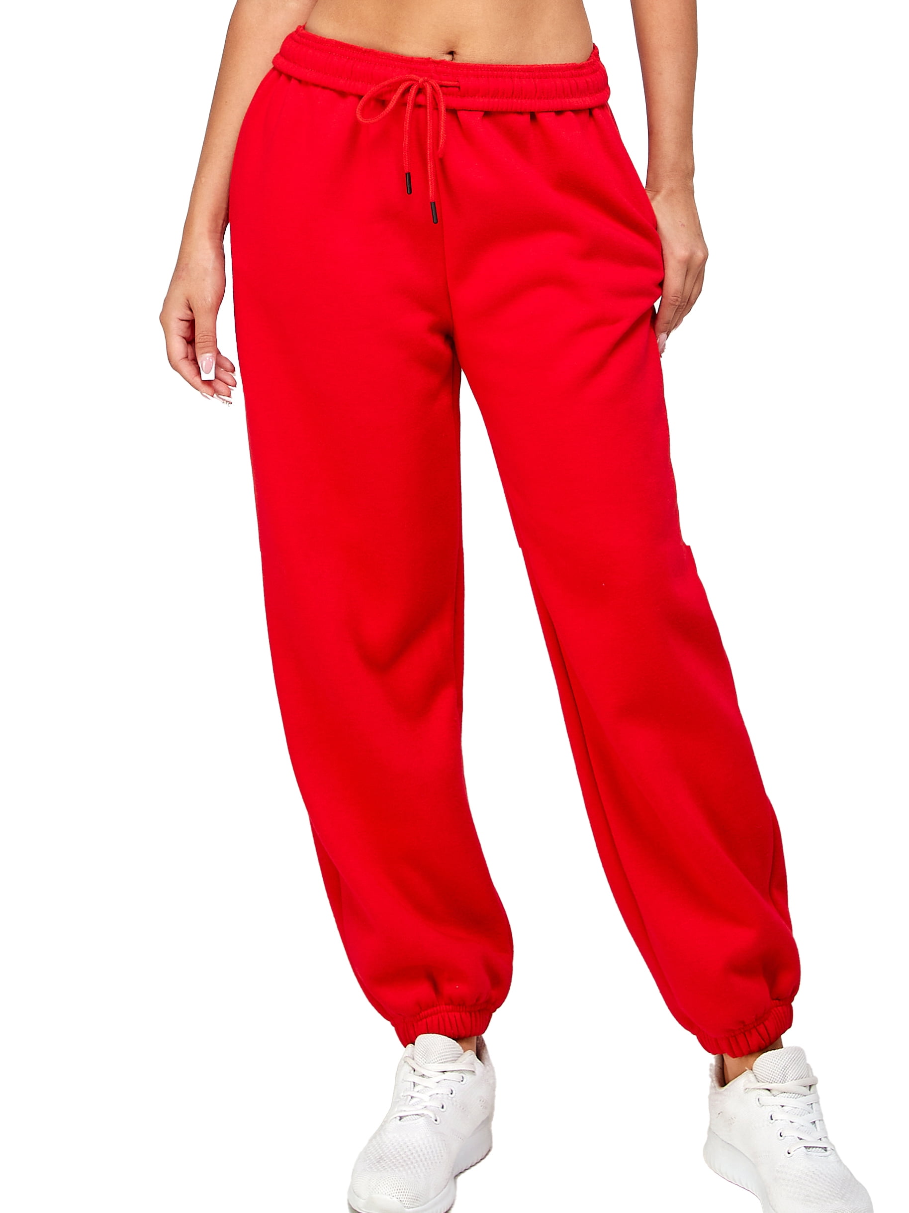 Sweatpants for Women - Relax Fit Womens Joggers Flippable Waistband ...