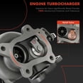 thumbnail image 4 of A-Premium RHB31 Complete Turbocharger Turbo Kit with Gasket Compatible with Yanmar Earth Moving 4TN84T, 1.5L, Turbocharger, 4 of 5