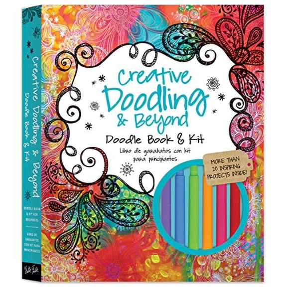 Pre-Owned Creative Doodling & Beyond Doodle Book & Kit: More than 20 inspiring prompts and projects for turning simple doodles into beautiful works of art (Creative...and Beyond), 97816005837