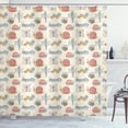 thumbnail image 1 of Ambesonne Spring Shower Curtain, Snail Ladybug, 69"Wx84"L, Multicolor, 1 of 3