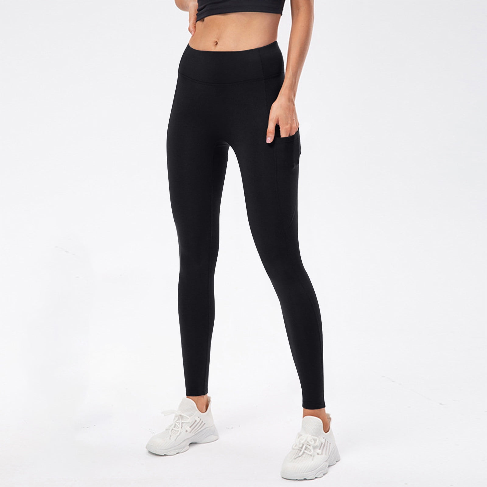 cfhntfmh Fleece Lined Leggings Women Low Waisted Winter Warm