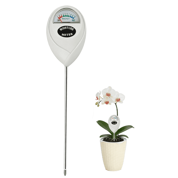 YSPUKY Moisture Meter for Plants, Soil Test Kit Plant Water Meter for Indoor & Outdoor, Garden, Farm, Lawn Plant Care, No Battery Needed(White)