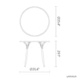 thumbnail image 2 of Lagoon Chloe Round Garden Table, 2 of 3