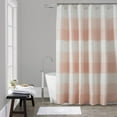 thumbnail image 2 of Waffle Stripe Fabric Shower Curtain, 2 of 2