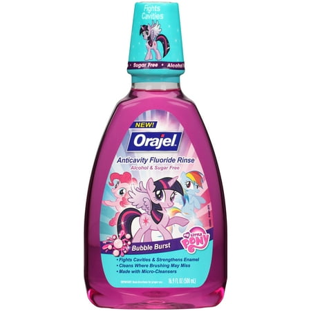 Orajel My Little Pony Anticavity 16.9oz Fluoride Rinse