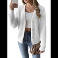 thumbnail image 2 of Cárdigan de Mujer para Otoño e Invierno, con Botones, Larga, Cuello en V, Tejido Grueso y Suave. M, 2 of 8