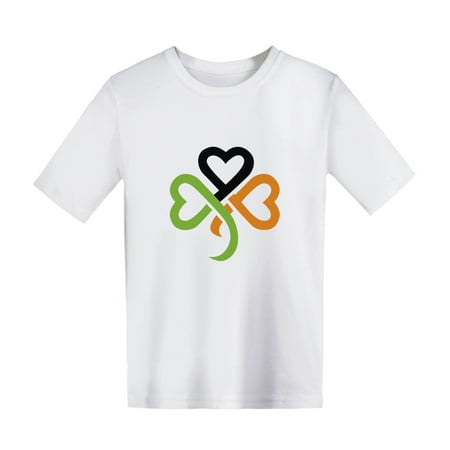 

JDEFEG Youth Graphic Long Sleeve Shirt Kids Toddler Baby Girls Boys Spring Summer St.Patric.K s Day Print Cotton Short Sleeve Tshirt Pullover Clothes Toddler Boys High Top White 130