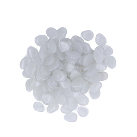 Outdoor Luminous Pebbles for Garden Walkways and Trails, 200pcs