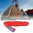 thumbnail image 3 of Sangle de Levage Rigide, Boucle Double Renforcée Flexible 5T 2M Sangle de Levage Résistante à l'Usure Finition Soignée pour Navires, 3 of 7
