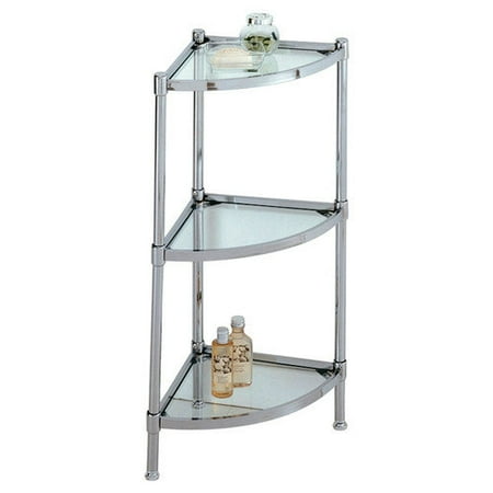 Organize It All Glacier 13.25'' x 31'' Bathroom Shelf