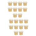 thumbnail image 1 of 20 Pcs Gold Cake Topper Baby Small Rhinestone Crown for Flower Arrangements Shower Birthday Wedding Decor, 1 of 7