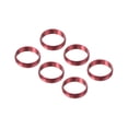 thumbnail image 1 of Uxcell Anneaux de Cible de Fléchettes, Accessoires en Aluminium - Lot de 6 (Rouge), 1 of 5