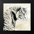 thumbnail image 2 of Robinson, Carol 15x15 Black Modern Framed Museum Art Print Titled - Tiger Stripes I, 2 of 5