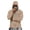 Brown, variant on Men’s Long Sleeve Pullover Hoodie with Abstract Paint Splatter Print Casual Slim Fit Lightweight Top for Everyday Wear