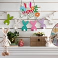 thumbnail image 2 of Halloween Decorations Creative Easter Party Crafts Decor DIY Handmade Rabbit Wooden Sign Hangings, 2 of 4