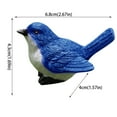 thumbnail image 2 of 1 Pcs Miniature Bird Decorative Figurine, Cute Mini Bird Decorative Fairy Garden Miniatures, Resin Crafts DIY Succulent Plant Bonsai Figurines Garden Decorations Accessories Outdoor Statues, 2 of 3