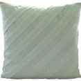 thumbnail image 2 of Toss Pillow Cover, White Throw Pillow Cover, Contemporary Pillow case, 12x12 inch (30x30 cm) Pillow Cover, Faux Suede Square Pillow Cover, Textured Pintucks - Contemporary White, 2 of 10