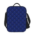 thumbnail image 7 of Bingfone Navy Blue Reusable Insulated Lunch Bag Cooler For Work School Picnic Or Travel, 7 of 7